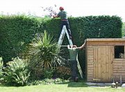 Nothing like team work on a hot summers day! thumb