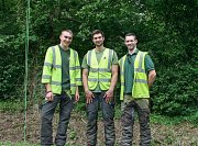 From left to right, Arborist Sam, Arborist Lawrence and Team Leader Jez thumb